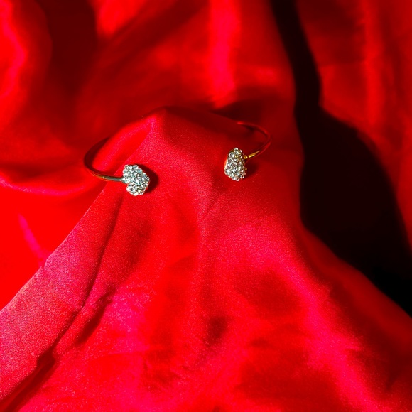 😎 ROSE GOLD TONE CRYSTAL BRACELET - Picture 4 of 5